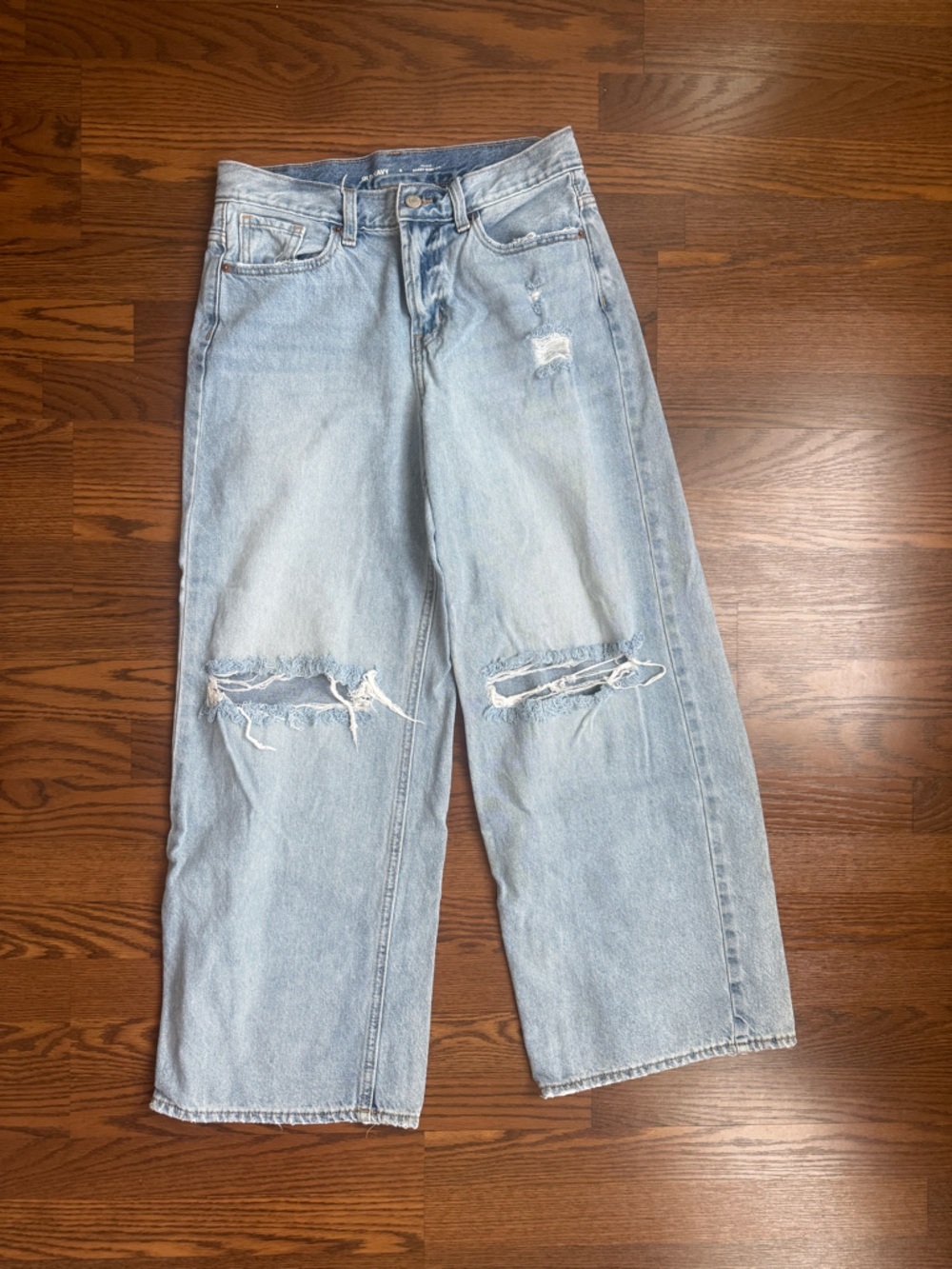 Old Navy Mid-Rise Baggy Wide Leg Jeans